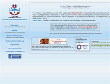 Tablet Screenshot of pro-pflege-selbsthilfenetzwerk.de
